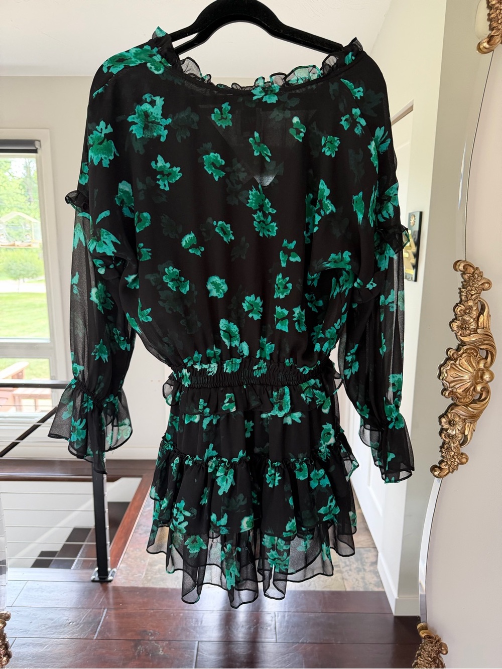 MISA Los Angeles Ruffle Mini Cocktail Dress - Picture 2 of 5